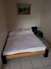 Ferienwohnung Bett drau&szlig;en